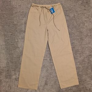 NWT Sixth June Paris Tan Tie Belt Trousers - Large